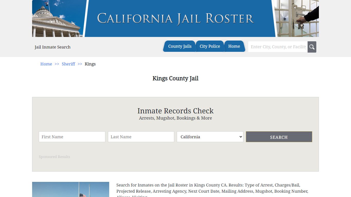 Kings County Jail | Jail Roster Search